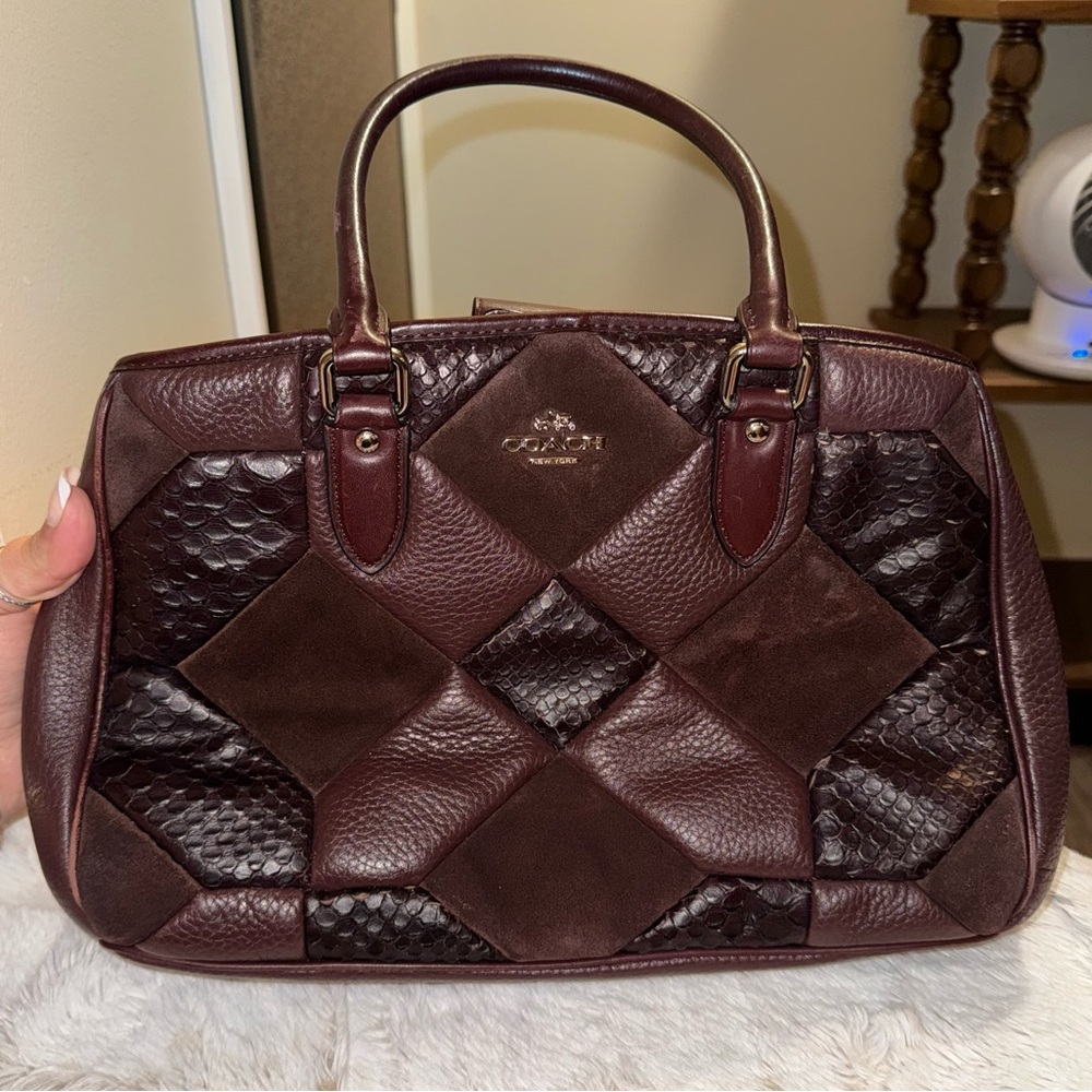 COACH Patchwork Empire Carryall